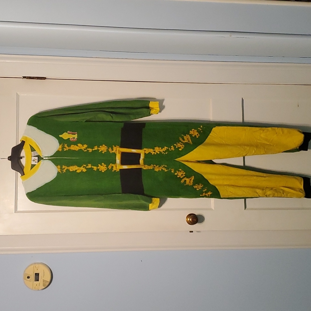 Elf pajama onesie